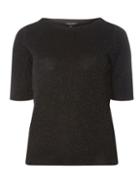 Dorothy Perkins Black Sparkle Knitted T-shirt