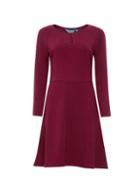 Dorothy Perkins Port Keyhole Seamed Fit And Flare Dress