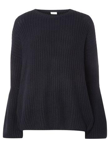 Dorothy Perkins *vila Navy Bell Sleeved Jumper