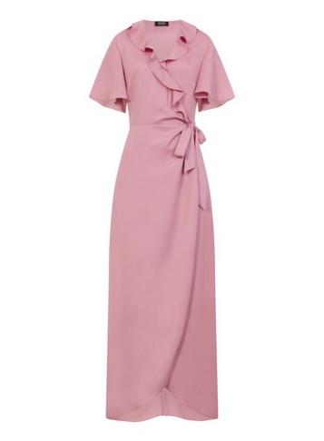 Girls On Film *girls On Film Dusty Pink Maxi Dress