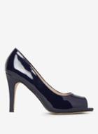 Dorothy Perkins Wide Fit Navy Clover Court Shoes
