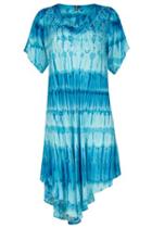 Dorothy Perkins *izabel London Multi Blue Loose Skater Dress