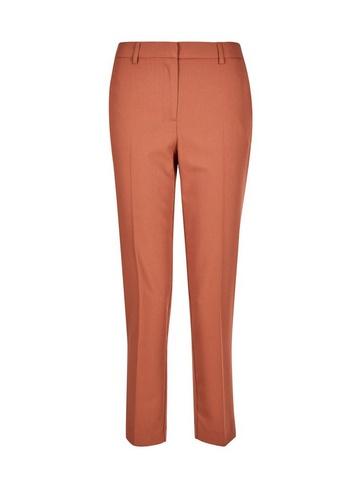 Dorothy Perkins Tobacco Split Hem Ankle Grazer Trousers