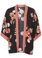 Dorothy Perkins Black Oriental Print Cover Up