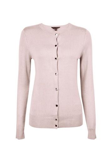 Dorothy Perkins Pink Gold Button Cardigan