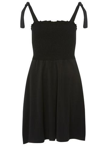 Dorothy Perkins Black Sheered Skater Sundress
