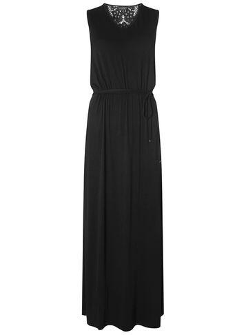 Dorothy Perkins Black Lace Maxi Dress