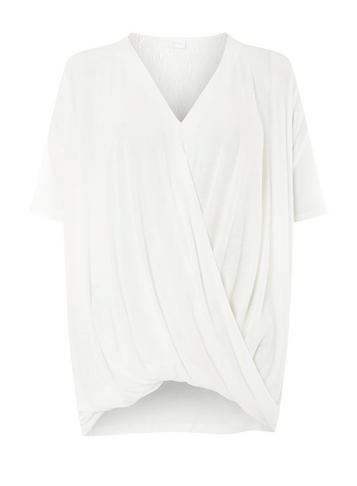 Dorothy Perkins *vila White Cross Over Top