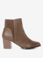Dorothy Perkins Chocolate 'avenue' Heeled Boots