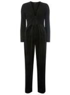 Dorothy Perkins *vero Moda Black Glitter Twist Jumpsuit