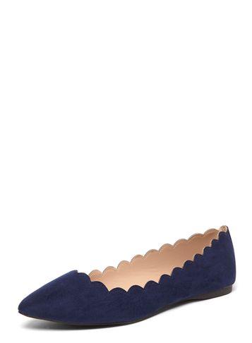 Dorothy Perkins Navy 'pasha' Scallop Edge Pumps