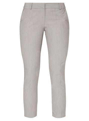 Dorothy Perkins Petite Silver Naples Slim Leg Trousers