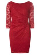 Dorothy Perkins *billie & Blossom Petite Red Lace Bodycon Dress