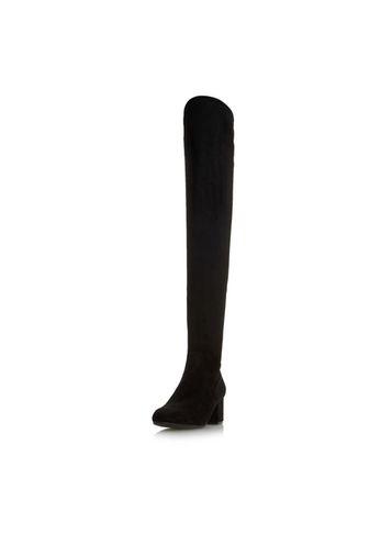 Dorothy Perkins *head Over Heels By Dune Black Salsa Heeled Boots