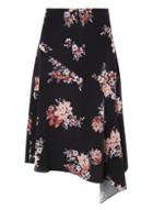 Dorothy Perkins Black Floral Print Midi Skirt