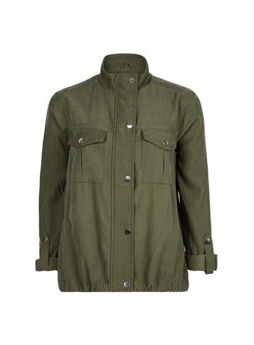 Dorothy Perkins Khaki Soft Touch Relax Shacket