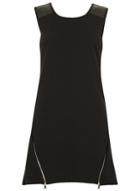 *izabel London Black Zip Detail Shift Dress