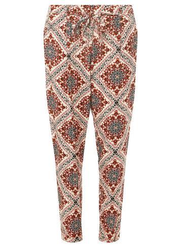 Dorothy Perkins Orange Tile Print Joggers