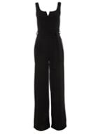 Dorothy Perkins *black V Bar Palazzo Jumpsuit