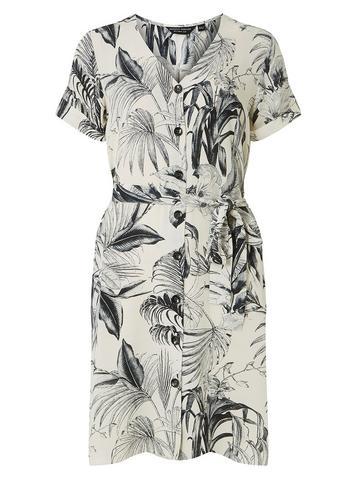 Dorothy Perkins Cream Floral Print Shift Dress