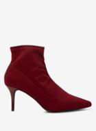 Dorothy Perkins Red And Burgundy 'atomic' Ankle Boots