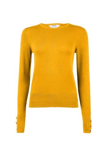 Dorothy Perkins Petite Yellow Ribbed Stitch Jumper