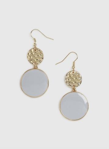 Dorothy Perkins Pastel Blue Disc Earrings