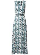 Dorothy Perkins *izabel London Multi Green Printed Maxi Dress