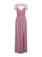 Dorothy Perkins *little Mistress Blush Short Sleeve Maxi Dress