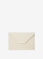 Dorothy Perkins Cream Envelope Clutch Bag