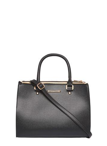 Dorothy Perkins Black Gold Piped Tote Bag