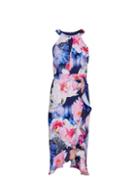 *showcase Multi Colour Floral Print Bodycon Midi Dress