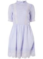 Dorothy Perkins Blue Striped Prairie Skater Dress