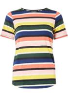 Dorothy Perkins Multi Coloured Rainbow Curve Hem T-shirt