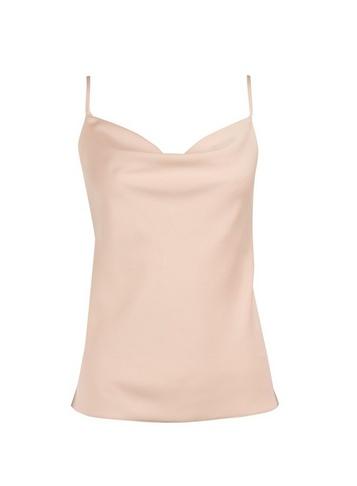 Dorothy Perkins Petite Blush Cowl Neck Camisole Top
