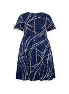 Dorothy Perkins *dp Curve Navy Floral Print T-shirt Dress