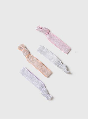 Dorothy Perkins 4 Pack Glitter Hair Ties