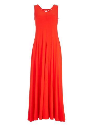 Dorothy Perkins *roman Originals Red Eyelet Detail Maxi Dress