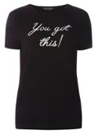 Dorothy Perkins Black Motif T-shirt