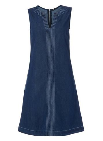 *roman Originals Denim V-neck Shift Dress