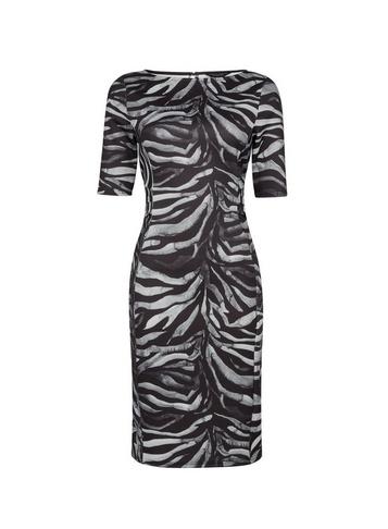 Dorothy Perkins *multi Colour Zebra Print Pencil Dress