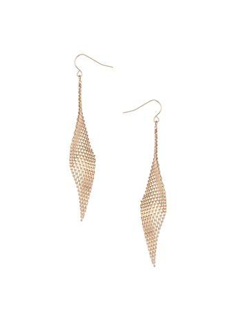 Dorothy Perkins Twisted Diamond Drop Earrings