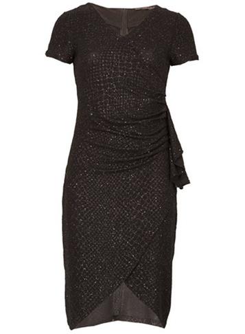 *tenki Black Bodycon Party Dress