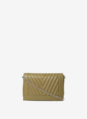 Dorothy Perkins *pieces Khaki 'florence' Cross Body Bag