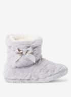 Dorothy Perkins Grey Clipped Faux Fur Bootie