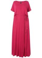Dorothy Perkins *dp Curve Pink Jersey Maxi Dress