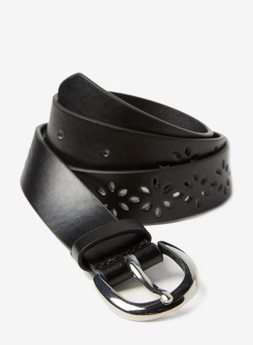 Dorothy Perkins Black Punch Out Belt