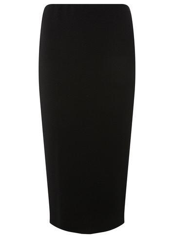 Dorothy Perkins *tall Black Textured Pencil Skirt
