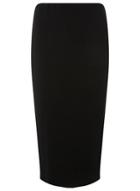 Dorothy Perkins *tall Black Textured Pencil Skirt