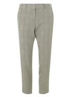 Dorothy Perkins Grey Check Tailored Ankle Grazer Trousers
